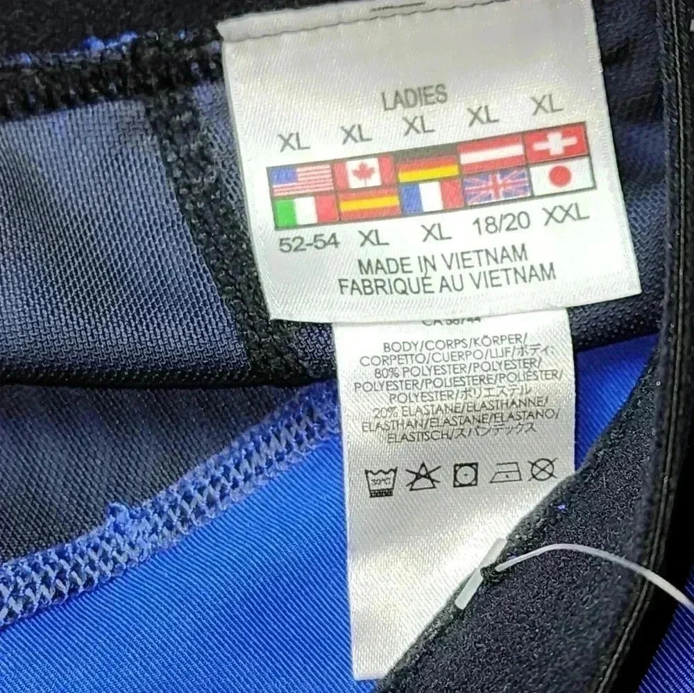 Women's Spyder US ski team slash tight workout blue XL NWT - Picture 3 of 5